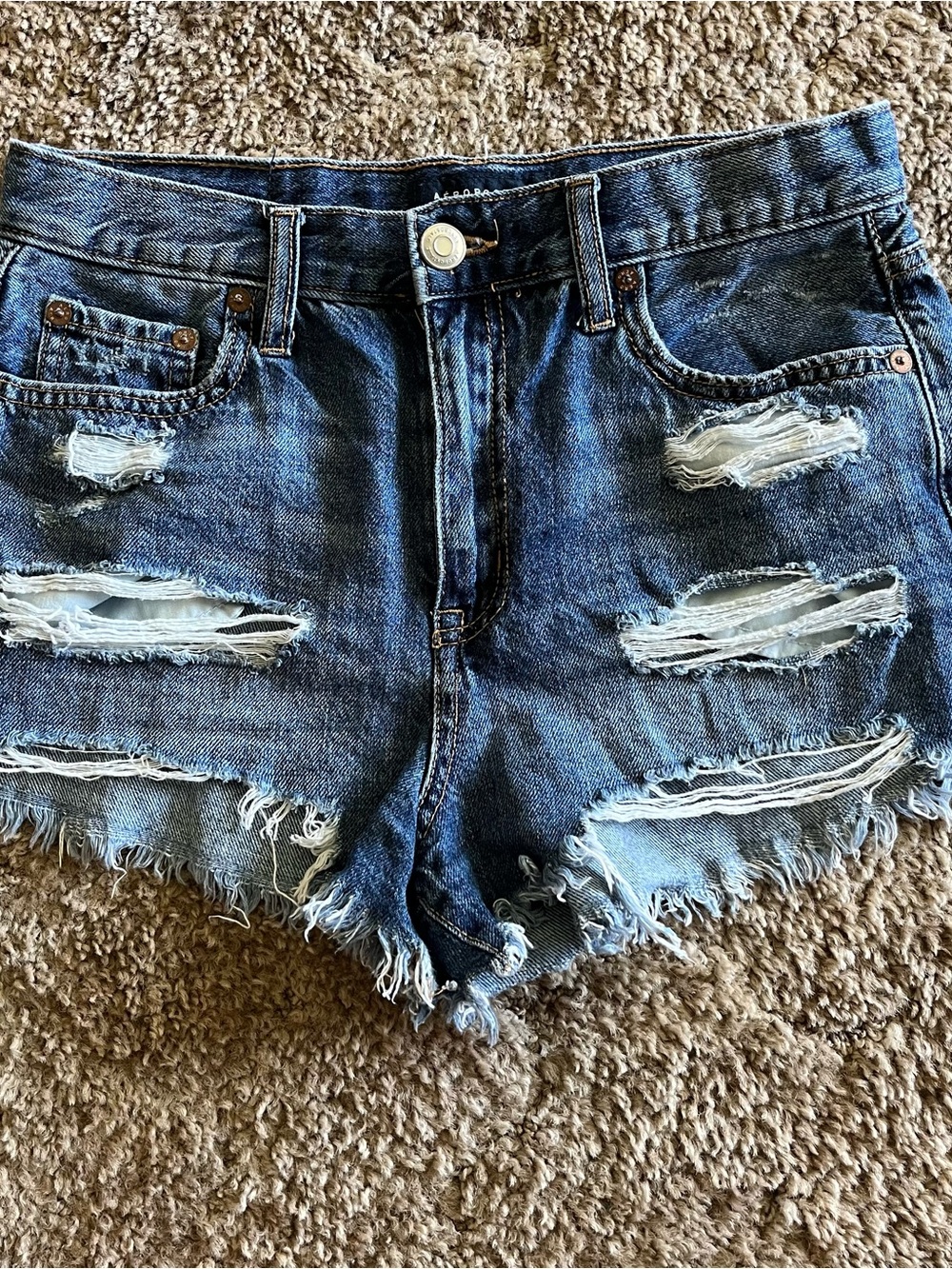 Aeropostale high rise shorty size 2